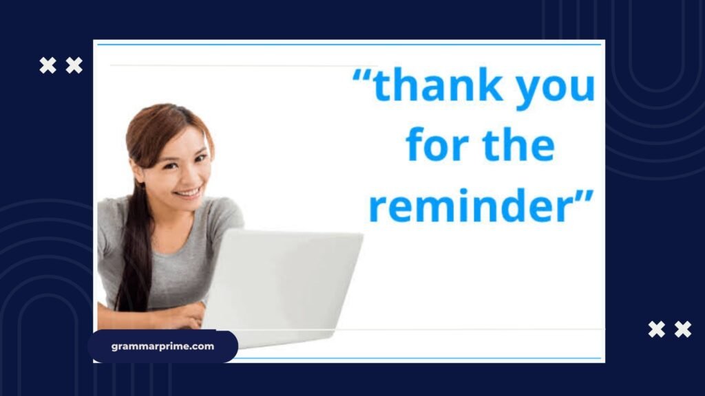 Appreciate the Heads‑Up