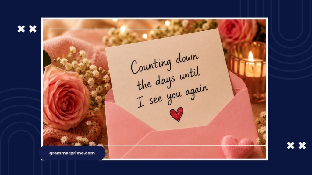 The countdown to our meet-up is on