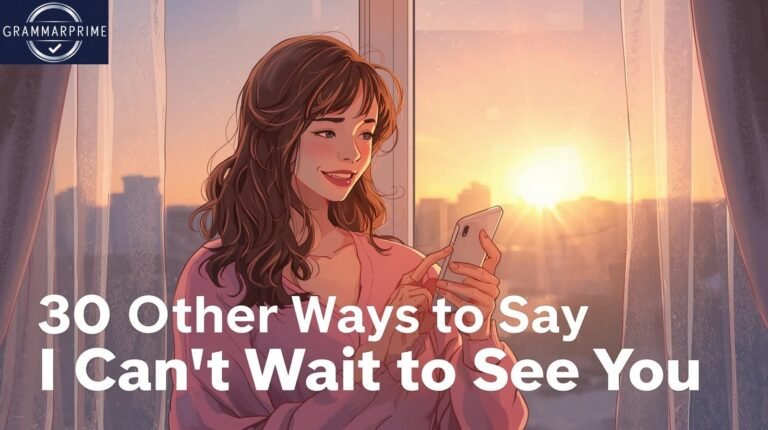 30 other ways to say I can't wait to see you