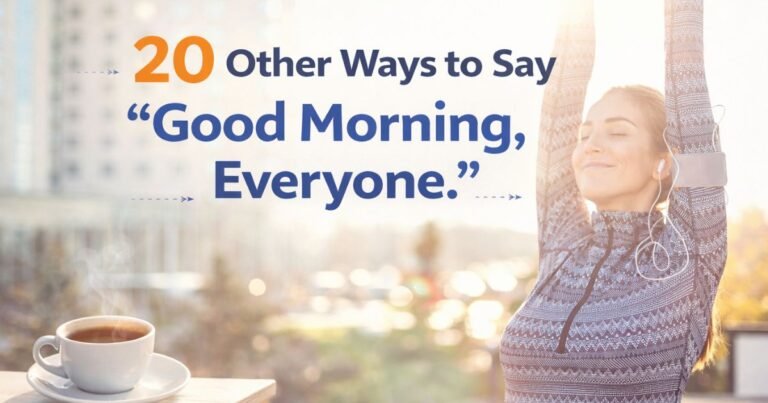 Good Morning, Everyone