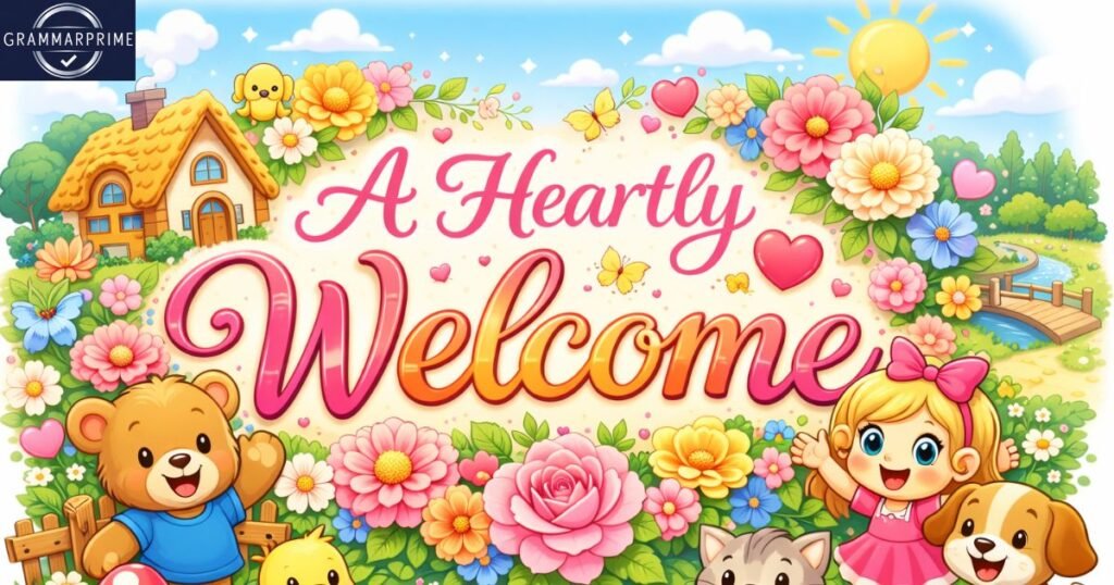 a heartly welcome