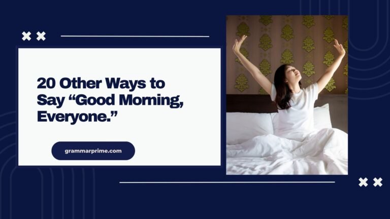 good morning everyone