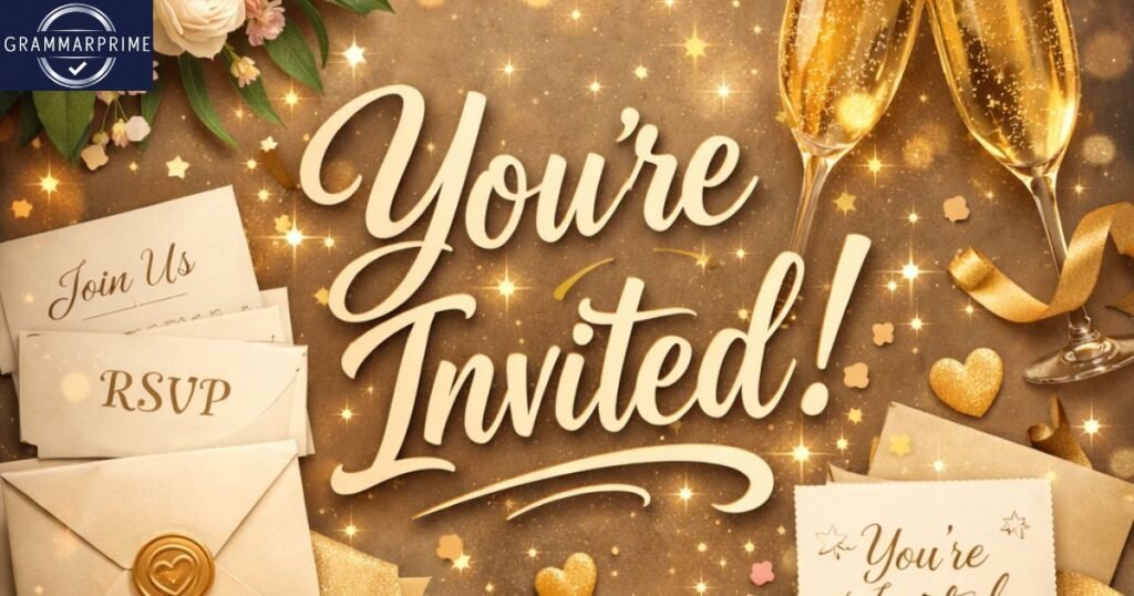 you are invited