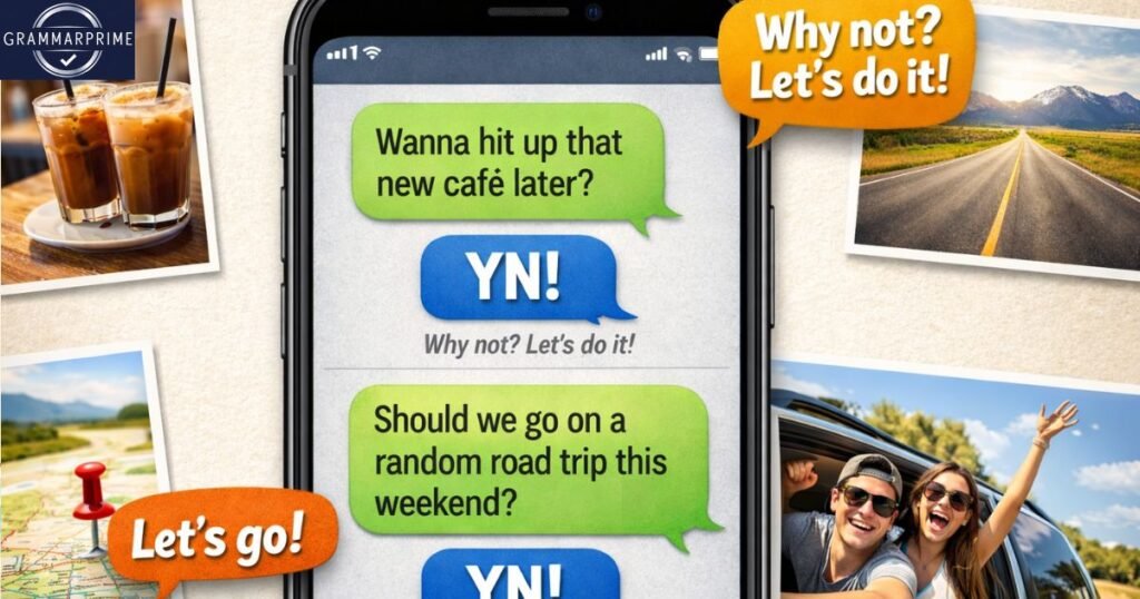 What does yn meaning in slang?