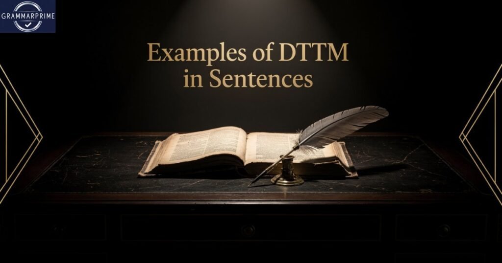 Examples of DTTM