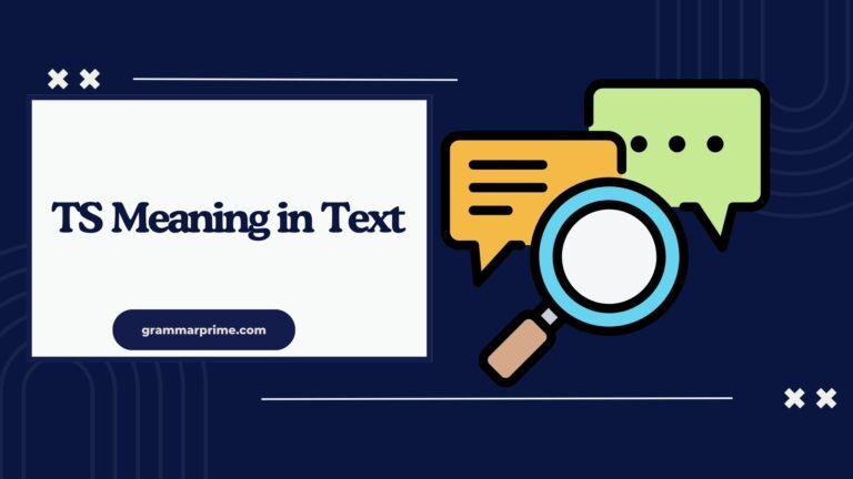 TS Meaning in Text
