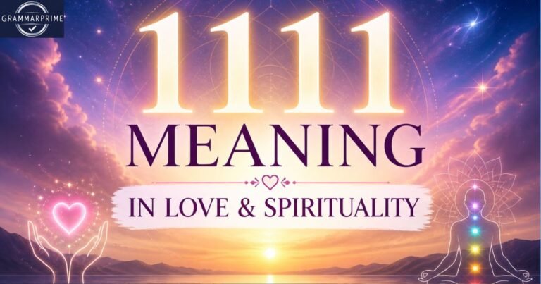 Unlocking 1111 Meaning Spiritual Signs, Manifestation & Fresh Starts