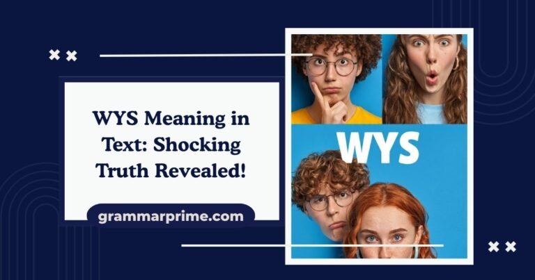 WYS Meaning in Text