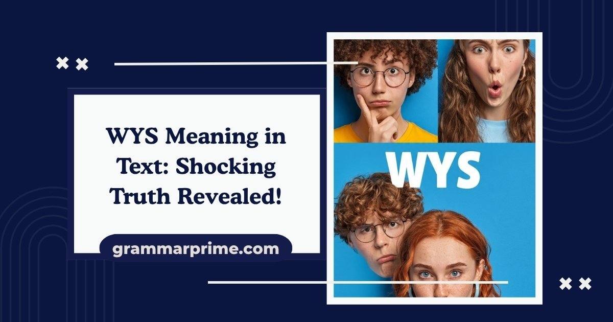 WYS Meaning in Text